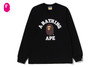 Picture No.3 of BAPE COLLEGE LS TEE 1M30-211-011