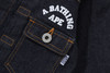 Picture No.3 of BAPE COLLEGE 10 OZ DENIM JACKET 1M30-340-002