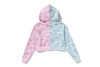 Picture No.2 of BAPE CRYSTAL LOGO PASTEL COLOR CAMO HALF FULL ZIP HOODIE 1M30-215-313