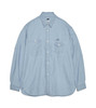 Picture No.1 of nanamica nanamica Regular Collar Chambray Shirt S26SG011 8401