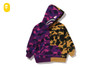 Picture No.5 of BAPE SPLIT CAMO SHARK RELAXED FIT PULLOVER HOODIE 1M30-314-001