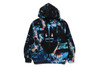Picture No.2 of BAPE OVERALL PRINT CREASE RELAXED FIT PULLOVER HOODIE 1M30-114-309