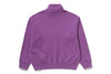 Picture No.2 of BAPE GARMENT DYE ONE POINT HALF ZIP RELAXED FIT CREWNECK SWEATSHIRT 1M30-113-305