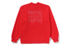Picture No.14 of BAPE BAPE LOGO REVERSIBLE LOOSE FIT CREWNECK SWEATSHIR 1M30-113-306
