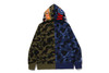 Picture No.4 of BAPE SPLIT CAMO SHARK FULL ZIP HOODIE 1M30-115-005