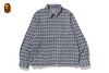 Picture No.1 of BAPE BAPE CHECK ZIP SHIRT 1M30-131-004