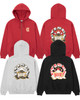 Picture No.5 of Evisen Skateboards HUF x EVISEN HUFUJI ZIP HOODIE - RED 10084838867258