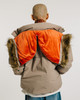 Picture No.11 of Evisen Skateboards 3-WAY N3B EVI DOWN JACKET - BEIGE 10074975764794
