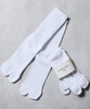 Picture No.2 of NUMBER (N)INE 100% Fine Cotton Plain 2 Pack Rib Tabi Socks F25GNA003