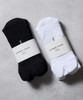 Picture No.13 of NUMBER (N)INE 100% Fine Cotton Plain 2 Pack Rib Tabi Socks F25GNA003