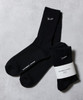 Picture No.1 of NUMBER (N)INE 100% Fine Cotton Embroidery Classic Logo 2 Pack Rib Crew Socks / Fine 100% cotton With One-point logo Embroidery, 2-Pack rib crew socks F25GNA001