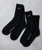 Picture No.8 of NUMBER (N)INE 100% Fine Cotton Embroidery Classic Logo 2 Pack Rib Crew Socks / Fine 100% cotton With One-point logo Embroidery, 2-Pack rib crew socks F25GNA001