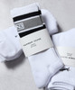 Picture No.3 of NUMBER (N)INE 100% Fine Cotton N(N) Box Logo 2 Pack Rib Line Socks / Fine 100% Cotton N(N) Box Logo 2 Pack Rib Line Socks F25GNA002