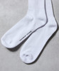 Picture No.6 of NUMBER (N)INE 100% Fine Cotton N(N) Box Logo 2 Pack Rib Line Socks / Fine 100% Cotton N(N) Box Logo 2 Pack Rib Line Socks F25GNA002