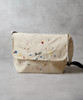 Picture No.11 of NUMBER (N)INE Hand painted Cotton canvas 2-Way handle flap shoulder bag / large S25GNA002P