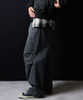 Picture No.17 of NUMBER (N)INE VINTAGE STONE WASH BELTED WIDE PANTS / Vintage Wash Buckle Belted Wide Pants F25NP001