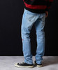 Picture No.19 of NUMBER (N)INE Hand painted tapered skinny denim jeans vintage wash BA2NP003P