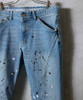 Picture No.30 of NUMBER (N)INE Hand painted tapered skinny denim jeans vintage wash BA2NP003P
