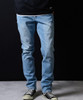 Picture No.2 of NUMBER (N)INE TAPERED SKINNY DENIM JEANS VINTAGE WASH / Tapered skinny denim Pants vintage wash BA2NP003