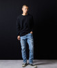 Picture No.8 of NUMBER (N)INE TAPERED SKINNY DENIM JEANS VINTAGE WASH / Tapered skinny denim Pants vintage wash BA2NP003