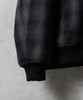 Picture No.35 of NUMBER (N)INE WOOL MELTON OMBRE PRAID INSIDE QUILTING RIB JACKET / Wool Melton Ombre Check Quilted Lining Rib Jacket F25NJ004