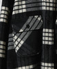 Picture No.41 of NUMBER (N)INE Wool Blend Large Plaid Melton CPO Shirt With Embroidered Logo F25NS002