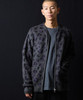 Picture No.4 of NUMBER (N)INE LEOPARD JACQUARD KNIT ZIP-UP CARDIGAN / Leopard Jacquard Knit Zip-Up Cardigan F25NK004