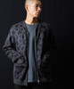 Picture No.5 of NUMBER (N)INE LEOPARD JACQUARD KNIT ZIP-UP CARDIGAN / Leopard Jacquard Knit Zip-Up Cardigan F25NK004