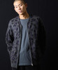 Picture No.9 of NUMBER (N)INE LEOPARD JACQUARD KNIT ZIP-UP CARDIGAN / Leopard Jacquard Knit Zip-Up Cardigan F25NK004