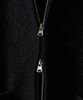 Picture No.37 of NUMBER (N)INE MOHAIR SOLID JACQUARD KNIT ZIP-UP CARDIGAN / Mohair solid jacquard knit Zip-up cardigan F25NK002