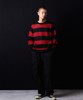 Picture No.39 of NUMBER (N)INE MOHAIR WIDE STRIPED KNIT SWEATER / Mohair wide striped Crew Neck knit sweater F25NK001