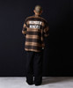 Picture No.21 of NUMBER (N)INE Wool Blend Check Back Felt Logo CPO Shirt / Large Plaid Melton Back Felt Logo CPO Shirt F25NS001