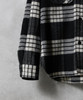 Picture No.45 of NUMBER (N)INE Wool Blend Check Back Felt Logo CPO Shirt / Large Plaid Melton Back Felt Logo CPO Shirt F25NS001