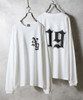 Picture No.2 of NUMBER (N)INE PREMIUM COTTON NUMBERING LOGO FOOTBALL L/S T-SHIRT / Premium cotton numbering logo Print football Long Tee F25NLT003