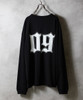 Picture No.38 of NUMBER (N)INE PREMIUM COTTON NUMBERING LOGO FOOTBALL L/S T-SHIRT / Premium cotton numbering logo Print football Long Tee F25NLT003