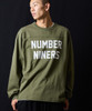 Picture No.27 of NUMBER (N)INE PREMIUM COTTON NUMBER NINERS LOGO FOOTBALL L/S T-SHIRT / Premium cotton Number Niners logo Print football Long-sleeved T-shirt F25NLT002