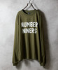 Picture No.41 of NUMBER (N)INE PREMIUM COTTON NUMBER NINERS LOGO FOOTBALL L/S T-SHIRT / Premium cotton Number Niners logo Print football Long-sleeved T-shirt F25NLT002