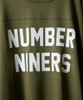 Picture No.44 of NUMBER (N)INE PREMIUM COTTON NUMBER NINERS LOGO FOOTBALL L/S T-SHIRT / Premium cotton Number Niners logo Print football Long-sleeved T-shirt F25NLT002