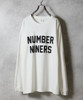 Picture No.10 of NUMBER (N)INE NUMBER NINERS PRINTED CLASSIC L/S T-SHIRT / Number Niners Logo Print classic Long T-shirt F25NLT009