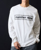 Picture No.5 of NUMBER (N)INE number nine BOX LINE PRINTED CLASSIC L/S T-SHIRT / number nine box line Logo Print classic Long Tee F25NLT007