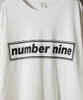 Picture No.12 of NUMBER (N)INE number nine BOX LINE PRINTED CLASSIC L/S T-SHIRT / number nine box line Logo Print classic Long Tee F25NLT007