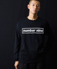 Picture No.17 of NUMBER (N)INE number nine BOX LINE PRINTED CLASSIC L/S T-SHIRT / number nine box line Logo Print classic Long Tee F25NLT007