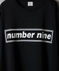 Picture No.23 of NUMBER (N)INE number nine BOX LINE PRINTED CLASSIC L/S T-SHIRT / number nine box line Logo Print classic Long Tee F25NLT007