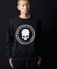 Picture No.3 of NUMBER (N)INE SCHOOL OF VISUAL COMEDY PRINTED CLASSIC CREWNECK SWEATSHIRT / Skull Motif Logo Print classic Crew Neck sweatshirt F25NC006