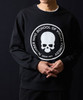 Picture No.4 of NUMBER (N)INE SCHOOL OF VISUAL COMEDY PRINTED CLASSIC CREWNECK SWEATSHIRT / Skull Motif Logo Print classic Crew Neck sweatshirt F25NC006