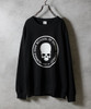 Picture No.9 of NUMBER (N)INE SCHOOL OF VISUAL COMEDY PRINTED CLASSIC CREWNECK SWEATSHIRT / Skull Motif Logo Print classic Crew Neck sweatshirt F25NC006