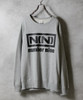 Picture No.21 of NUMBER (N)INE N(N) number nine PRINTED CLASSIC CREWNECK SWEATSHIRT / NN Number Nine Logo Print Classic Crewneck Sweatshirt F25NC008