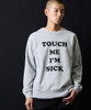 Picture No.14 of NUMBER (N)INE TOUCH ME I'M SICK PRINTED CLASSIC CREWNECK SWEATSHIRT / Touch Me I'm Sick Logo Print classic Crew Neck sweatshirt F25NC009