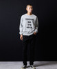 Picture No.18 of NUMBER (N)INE TOUCH ME I'M SICK PRINTED CLASSIC CREWNECK SWEATSHIRT / Touch Me I'm Sick Logo Print classic Crew Neck sweatshirt F25NC009