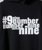 Picture No.6 of NUMBER (N)INE N(N) number nine PRINTED FULL ZIP SWEAT HOODIE / NN number nine One-point Logo & Back Print Sweatshirt zip hoodie F25NC012